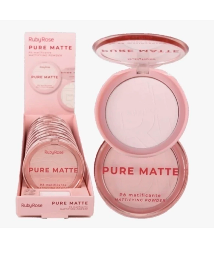 RUBY ROSE PURE MATTE POWDER POLVO MATIFICANTE HB-M402 BLISTER CON 12