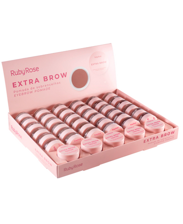 RUBY ROSE EXTRA BROW POMADA PARA CEJAS BLISTER CON 36 PIEZAS HB-E2502