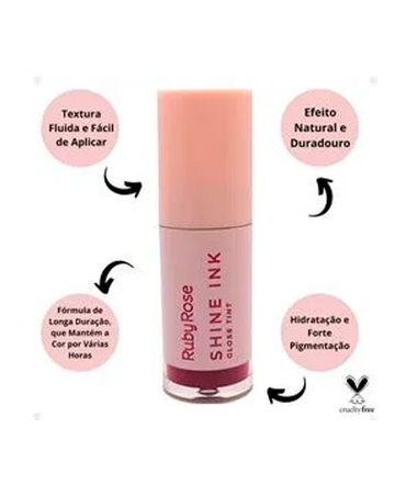 RUBY ROSE SHINE INK GLOSS TINT HB-L6600-1 S110