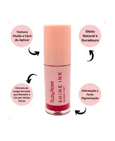 RUBY ROSE SHINE INK GLOSS TINT HB-L6600-2 S120