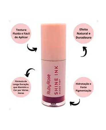 RUBY ROSE SHINE INK GLOSS TINT HB-L6600-5 S150