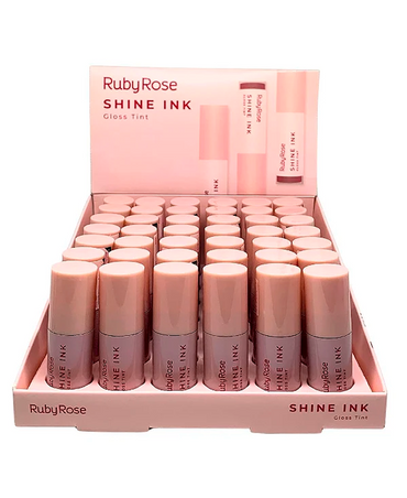 RUBY ROSE SHINE INK GLOSS TINT HB-L6600 BLISTER CON 36 PZAS.