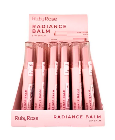 RUBY ROSE RADIANCE BALM LIP BALM BLISTER CON 36 PIEZAS HB-L6501
