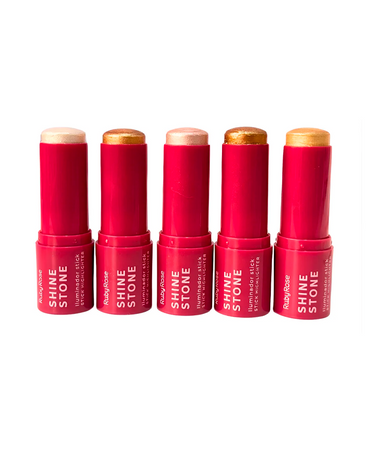 RUBY ROSE SHINE STONE ILUMINADOR EN BARRA HB-M702 BLISTER CON 36 PZAS.