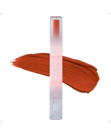 RUBY ROSE DUO KISS DUO LIPSTICK HB-L6203-8 /G2 DK08