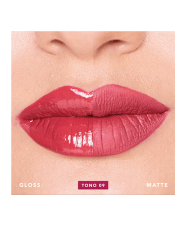RUBY ROSE DUO KISS DUO LIPSTICK HB-L6203-9 /G2 DK09