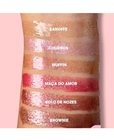 RUBY ROSE MELU GLOSS LABIAL RR-8235-4  MACA DO AMOR