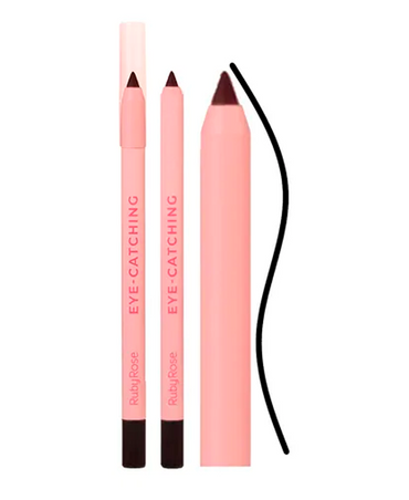 RUBY ROSE EYE-CATCHING EYELINER PENCIL HB-E2400 PRETO CAJA CON 12 PZAS.