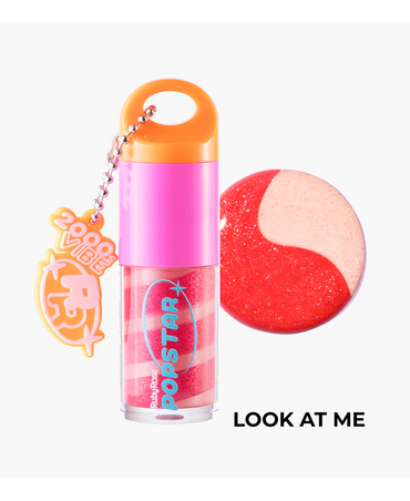 RUBY ROSE POP STAR LIP GLOSS CON CHARM LOOK AT ME HB-L6406-3/ G1