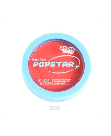 RUBY ROSE POP STAR PLAY BACK BLUSH COMPACTO HB-M08-3 SUMMER