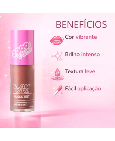 RUBY ROSE POPSTAR GLAM GIRL GLOSS TINT HB-L6603-1 TONO OBSESSED