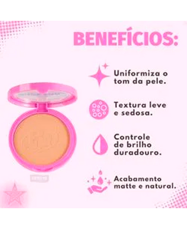 RUBY ROSE POPSTAR FANCY FACE COMPACT POWDER HB-M406-4 P40