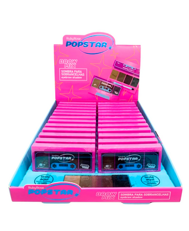 RUBY ROSE POP STAR 2000 VIBE BROW MIX 4 TONOS HB-E2510 BLISTER 24 PIEZAS
