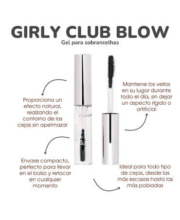 RUBY ROSE BLOW GIRLY CLUB GEL DE CEJAS HB-E2504 BLISTER 24 PIEZAS