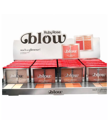RUBY ROSE BLOW SUCH A GLIMMER ILUMINADOR DUO HB-M705 BLISTER 24 PIEZAS