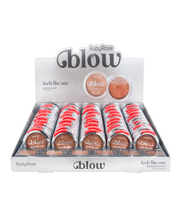 RUBY ROSE BLOW FEELS LIKE SUN BRONCEADOR HORNEADO HB-M203 BLISTER 36 PIEZAS