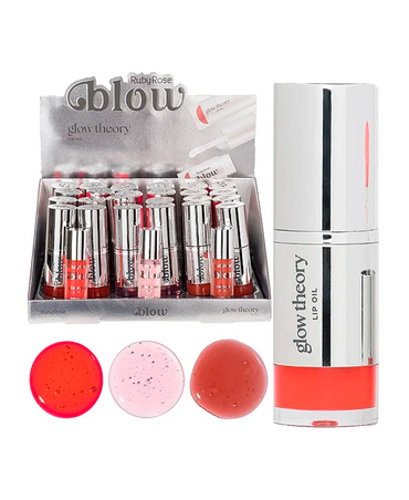 RUBY ROSE BLOW GLOW THEORY ACEITE LABIAL HB-L6513 BLISTER 24 PIEZAS