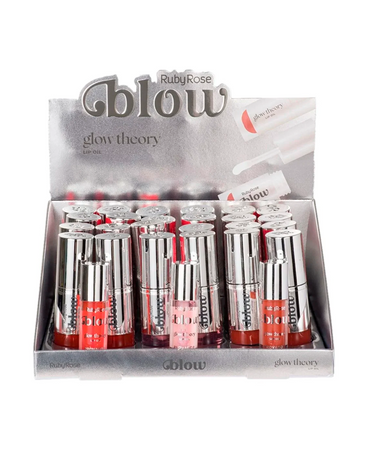 RUBY ROSE BLOW GLOW THEORY ACEITE LABIAL HB-L6513 BLISTER 24 PIEZAS