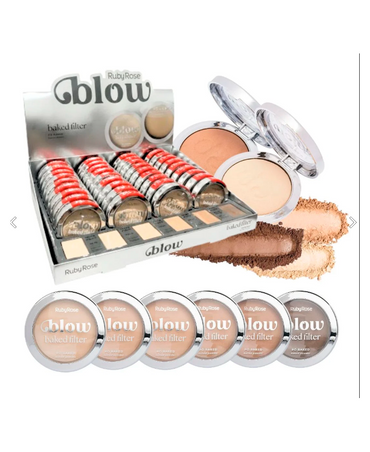 RUBY ROSE BLOW BAKED FILTER POLVO HORNEADO HB-M408 BLISTER 36 PIEZAS