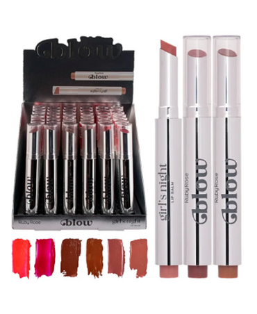 RUBY ROSE BLOW GIRLS NIGHT BALSAMO LABIAL HB-L6512 BLISTER 36 PIEZAS