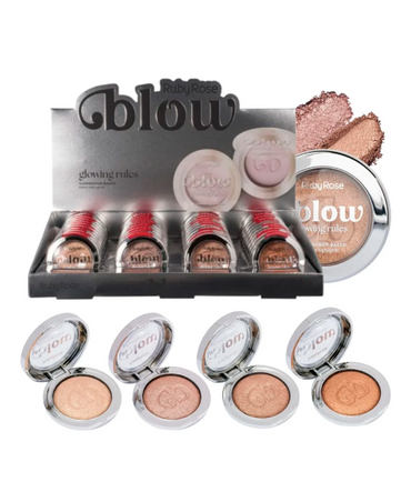 RUBY ROSE BLOW GLOWING RULES ILUMINADOR HORNEADO HB-M704 BLISTER 36 PIEZAS