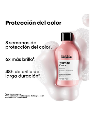 LP LOREAL SERIE EXPERT VITAMINO COLOR SHAMPOO 240 ML. REFILL - El Palacio De La Belleza