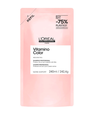LP LOREAL SERIE EXPERT VITAMINO COLOR SHAMPOO 240 ML. REFILL - El Palacio De La Belleza