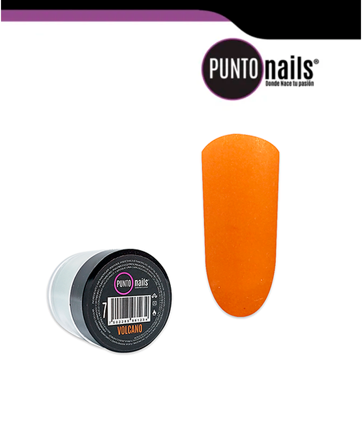PUNTO NAILS VOLCANO ACRILICO DE COLOR NAPA 7 GRS.#7