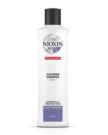 NIOXIN 5 CLEANSER SHAMPOO COLOR SAFE 300 ML.