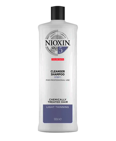 NIOXIN 5 CLEANSER SHAMPOO COLOR SAFE  1 LT.