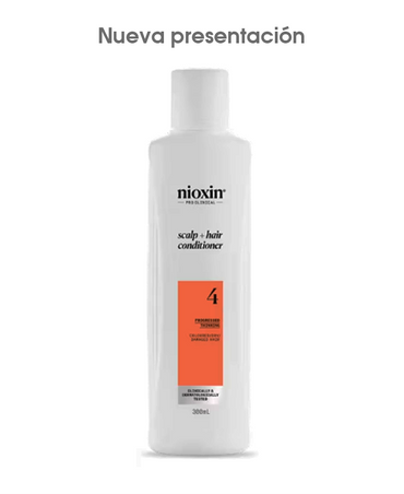 NIOXIN 4 SCALP THERAPY REVITALIZING COLOR SAFE PERDIDA AVANZADA 300 ML. - El Palacio De La Belleza