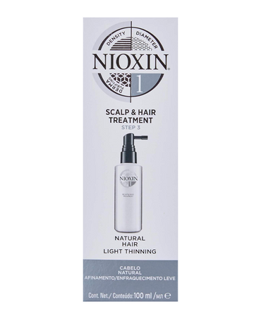NIOXIN 1 SCALP & HAIR TREATMENT CABELLO NATURAL 100 ML.