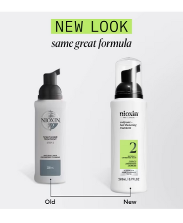 NIOXIN 2 SCALP & HAIR TREATMENT CABELLO NATURAL 100 ML. - El Palacio De La Belleza