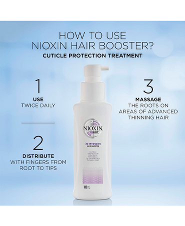 NIOXIN 3D INTENSIVE HAIR BOOSTER 100 ML. - El Palacio De La Belleza