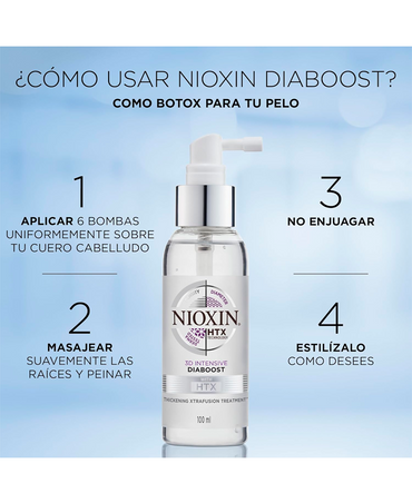 NIOXIN 3D DIABOOST ENGROSADOR CABELLO EXISTENTE 100 ML. - El Palacio De La Belleza