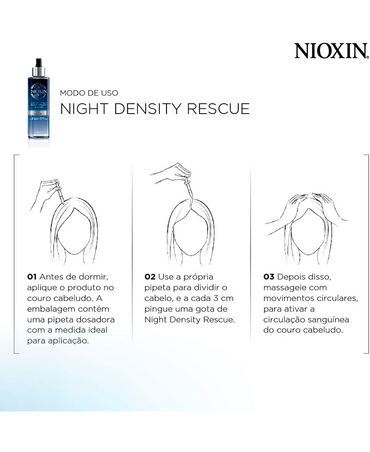 NIOXIN NIGHT DENSITY RESCUE 70 ML. - El Palacio De La Belleza