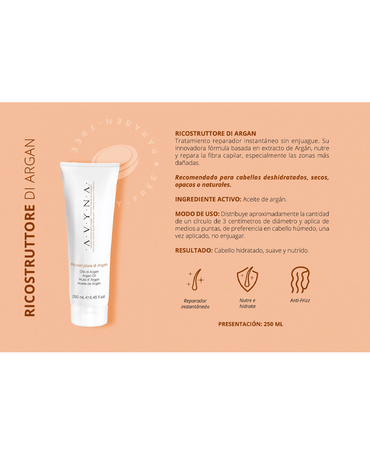AVYNA DI ARGAN RICOSTRUTTORE 250 ML.