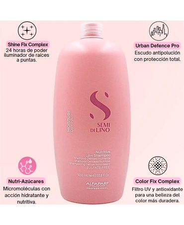 ALFA PARF SDL MOISTURE NUTRITIVE LOW SHAMPOO 1000 ML.