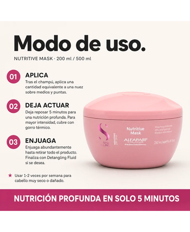 ALFA PARF SDL MOISTURE NUTRITIVE MASK 200 ML.