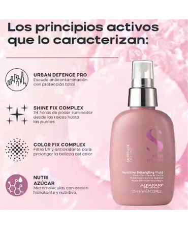ALFA PARF SDL MOISTURE NUTRITIVE DETANGLING FLUID 125 ML.