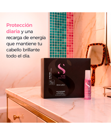 ALFA PARF SDL SUBLIME SHINE LOTION AMPOLLETAS 12 X13 ML. ROSA
