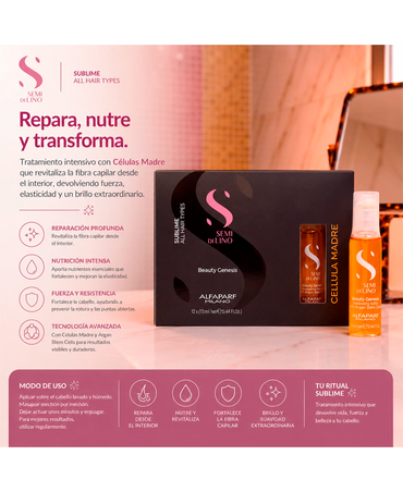 ALFA PARF SDL SUBLIME CELLULA MADRE AMPOLLETAS 12X13 ML.