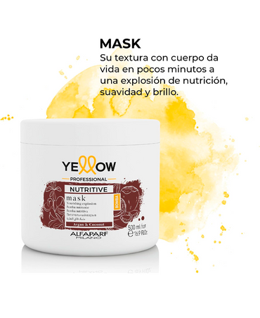 YELLOW NUTRITIVE PF018314 MASK 500 ML. BOMBA