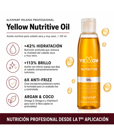 YELLOW NUTRITIVE PF018319 OIL 125 ML.