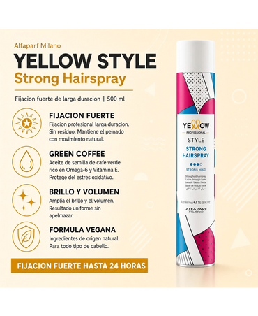 YELLOW STYLE PF018398 STRONG HAIRSPRAY 500 ML.