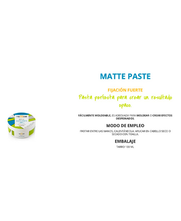 YELLOW STYLE MATTE PASTE STRONG HOLD 100 ML.