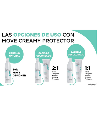 ALFA PARF KERATIN THERAPY PF019977 CURL DESIGN MOVE CREAMY PROTECTOR 1B 300 ML.