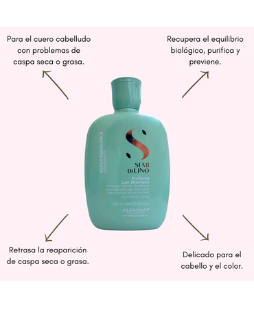 ALFA PARF SDL SCALP REBALANCE PURIFYING LOW SHAMPOO 250 ML.