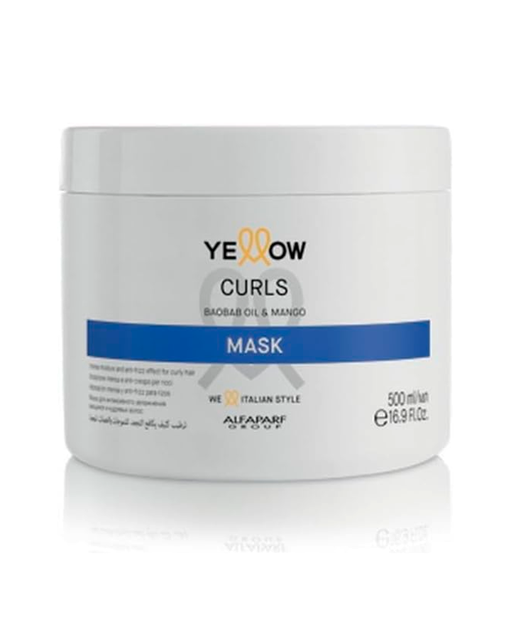 YELLOW CURLS MASK BAOBAB OIL & MANGO 500 ML.