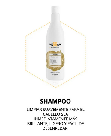 YELLOW STAR SHAMPOO ILLUMINATING 500 ML.